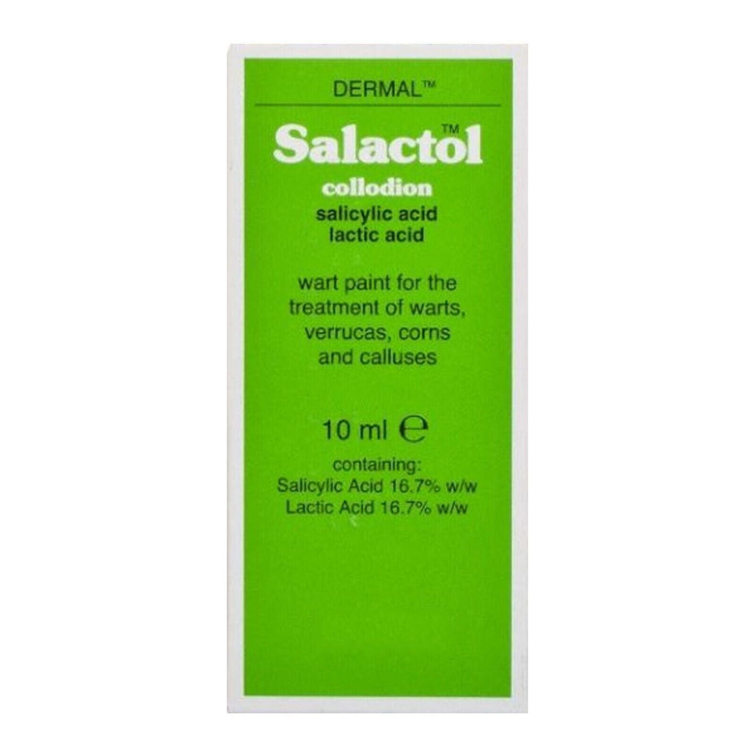 Salactol Warts Verruca Corns Calluses Paint