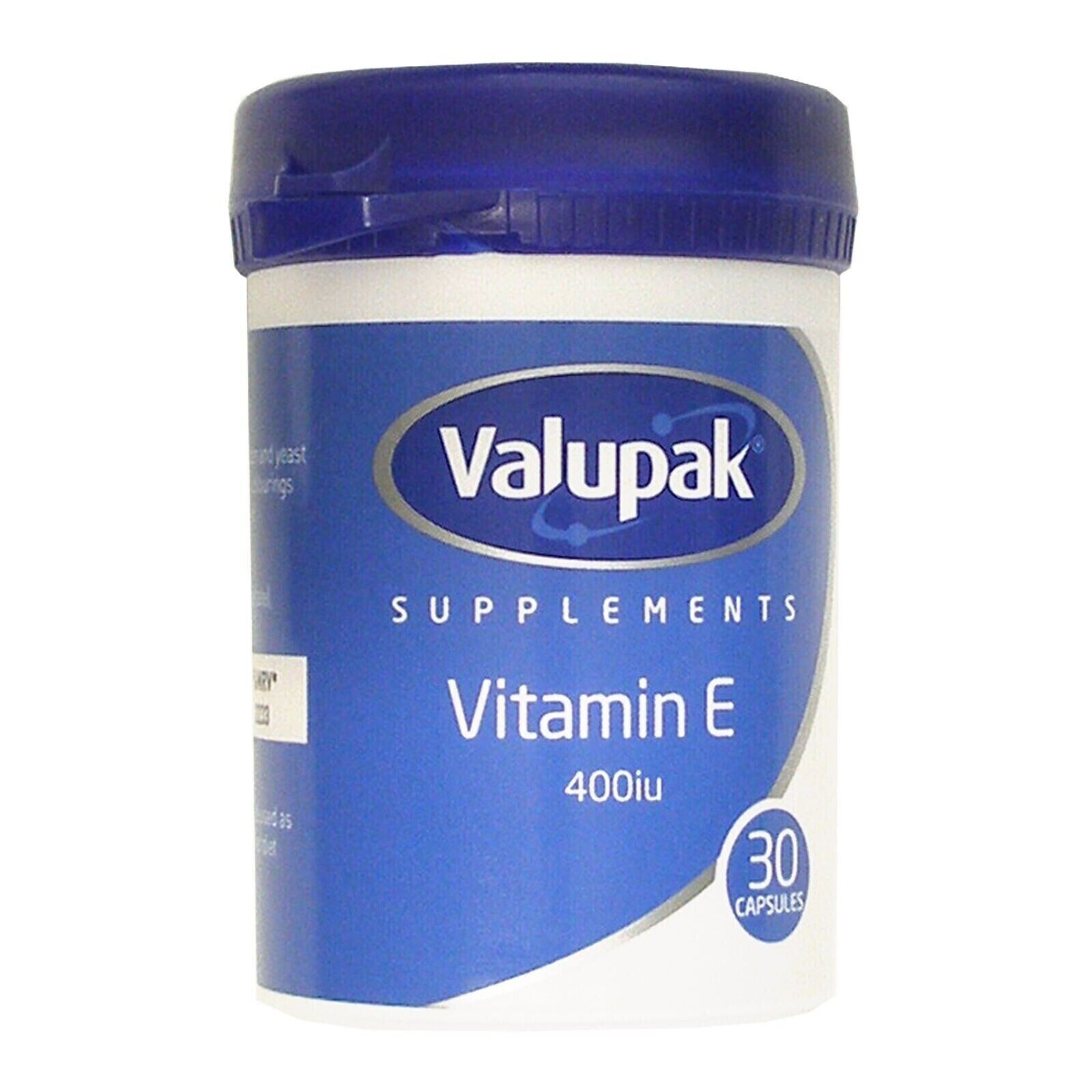 Valupak Vitamin E 400iu Capsules