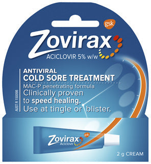 Zovirax Cold Sore Treatment Cream Tube 